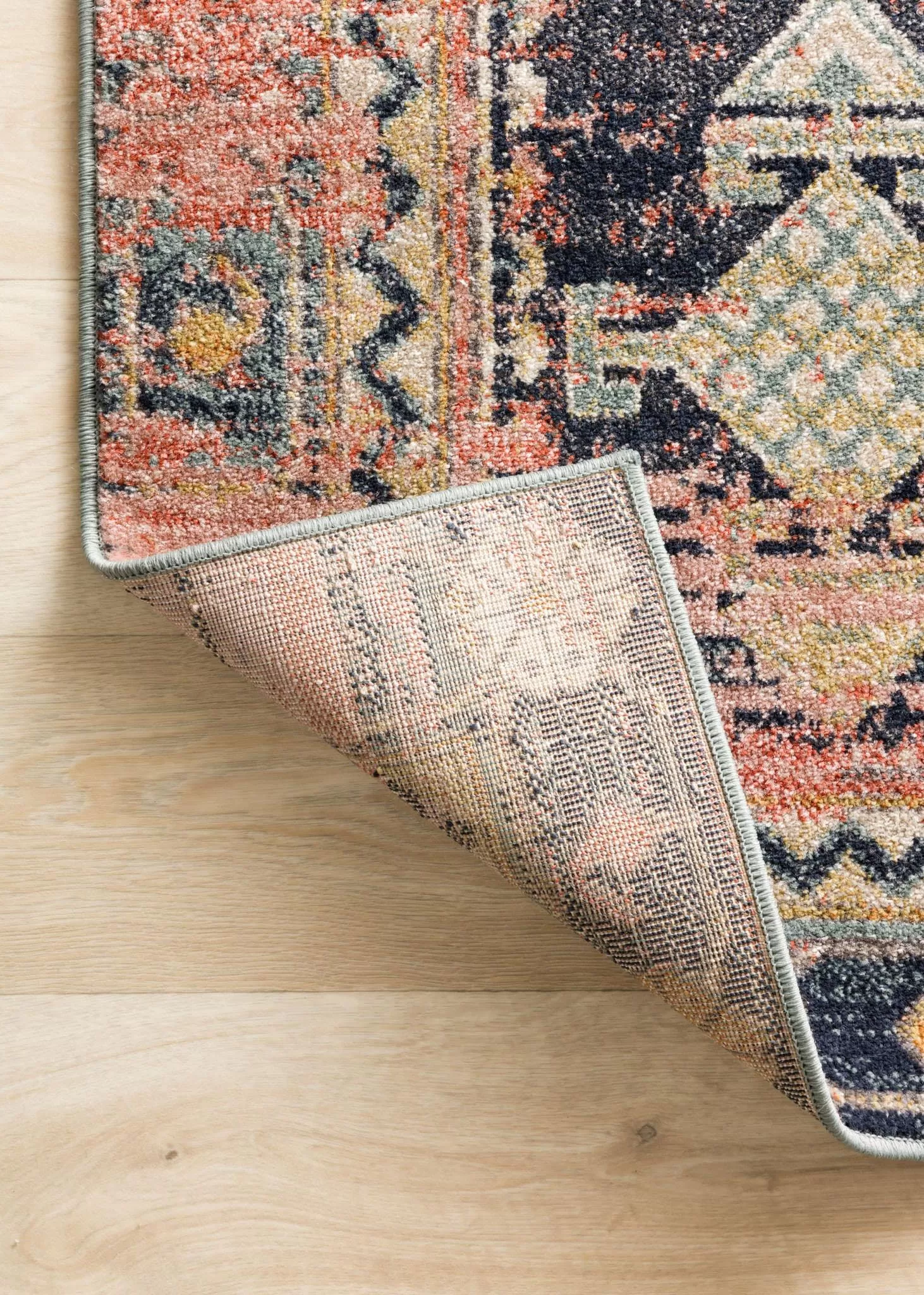 Loloi Jocelyn JOC-06 Rose/Rose Area Rug | Carpet Exchange