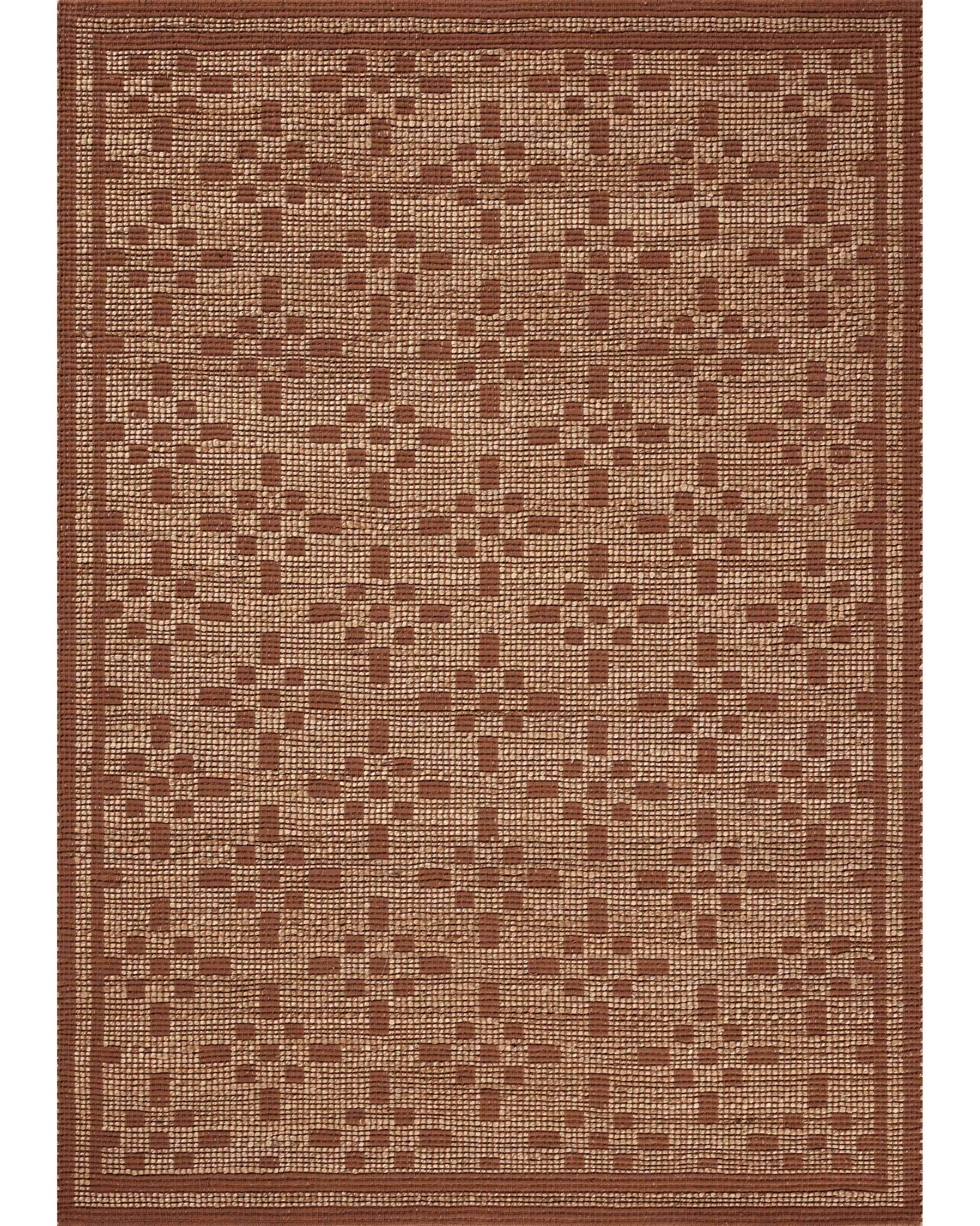 Loloi Judy JUD-07 Natural/Spice Area Rug | Carpet Exchange