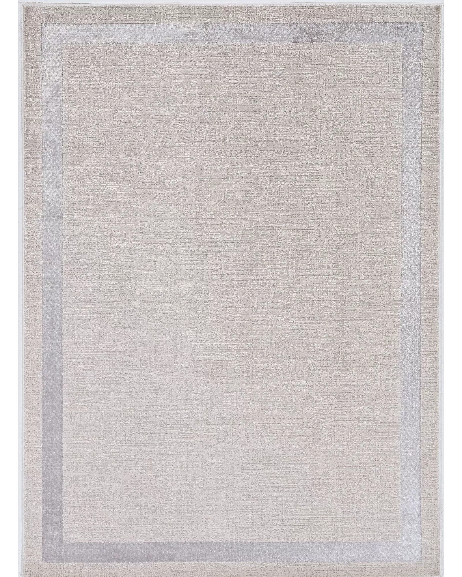 【ライトベージュ】K2717 ループヤーンボーダーレイヤードプルオーバー Taupe 9' x 12' Easy-Clean Lattice Indoor / Outdoor Rug | Rugs.com
