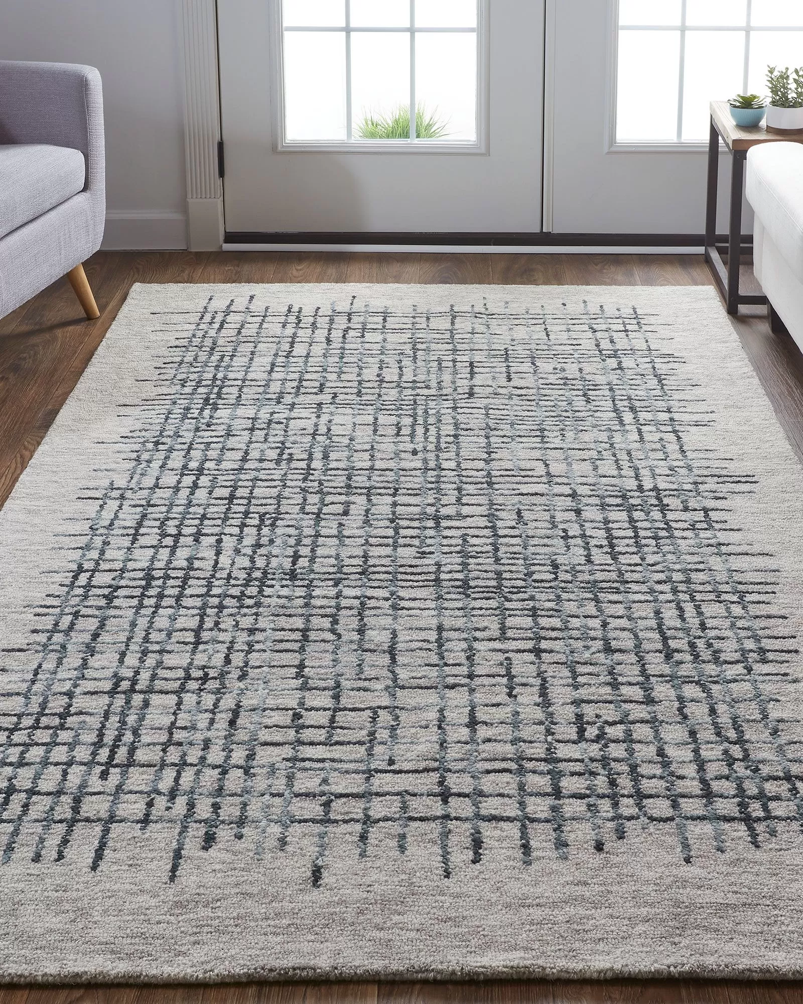 Feizy Maddox 8630F Gray/Green/Tan Area Rug | Carpet Exchange
