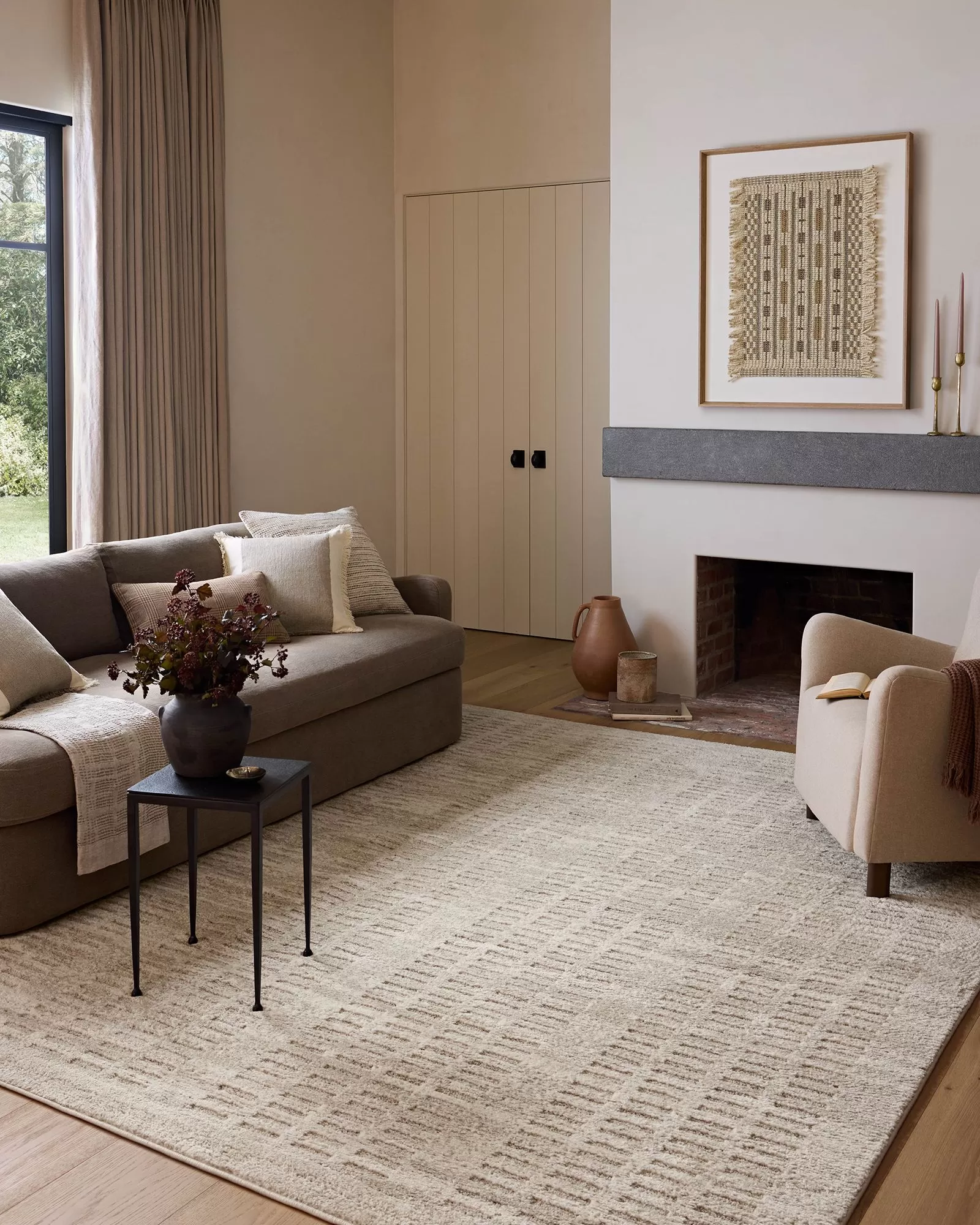 Loloi Monty MOT-03 Ivory/Beige Rug | Carpet Exchange