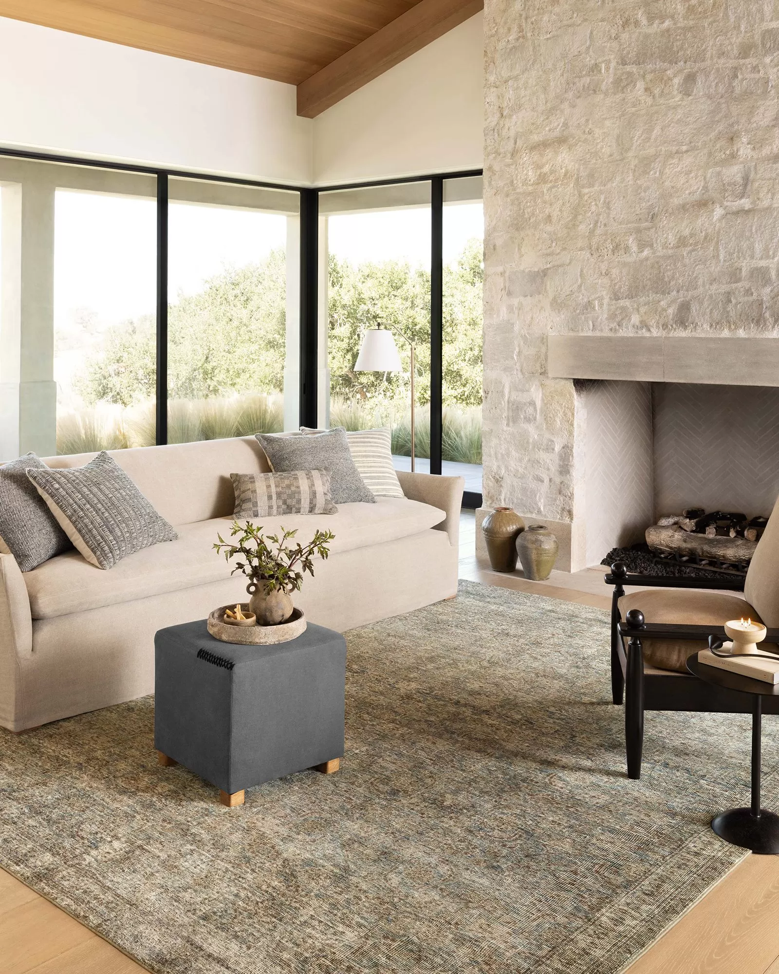Loloi Morgan MOG-04 Sea/Sage Area Rug | Carpet Exchange