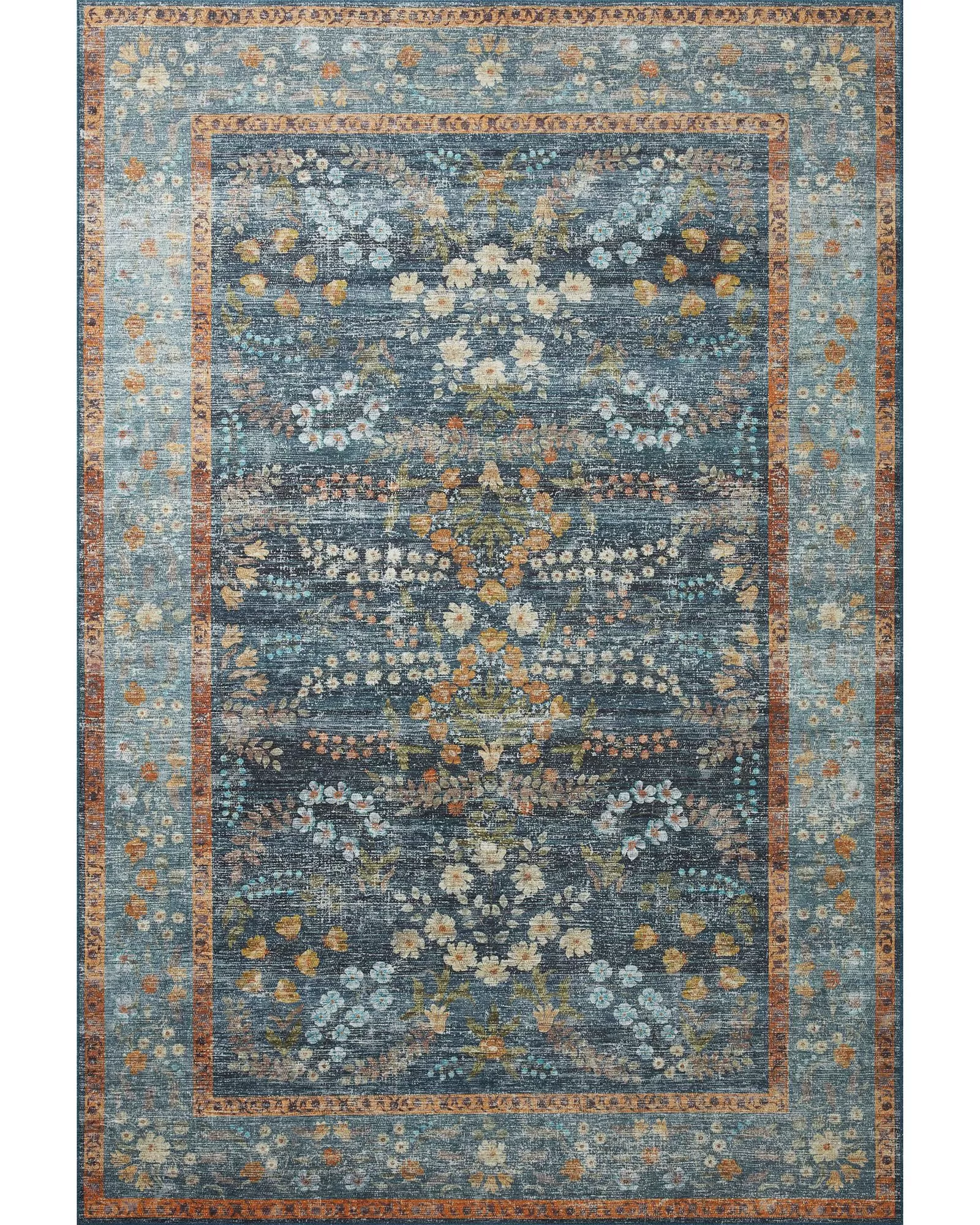 Loloi Palais PAL-04 Navy Area Rug | Carpet Exchange