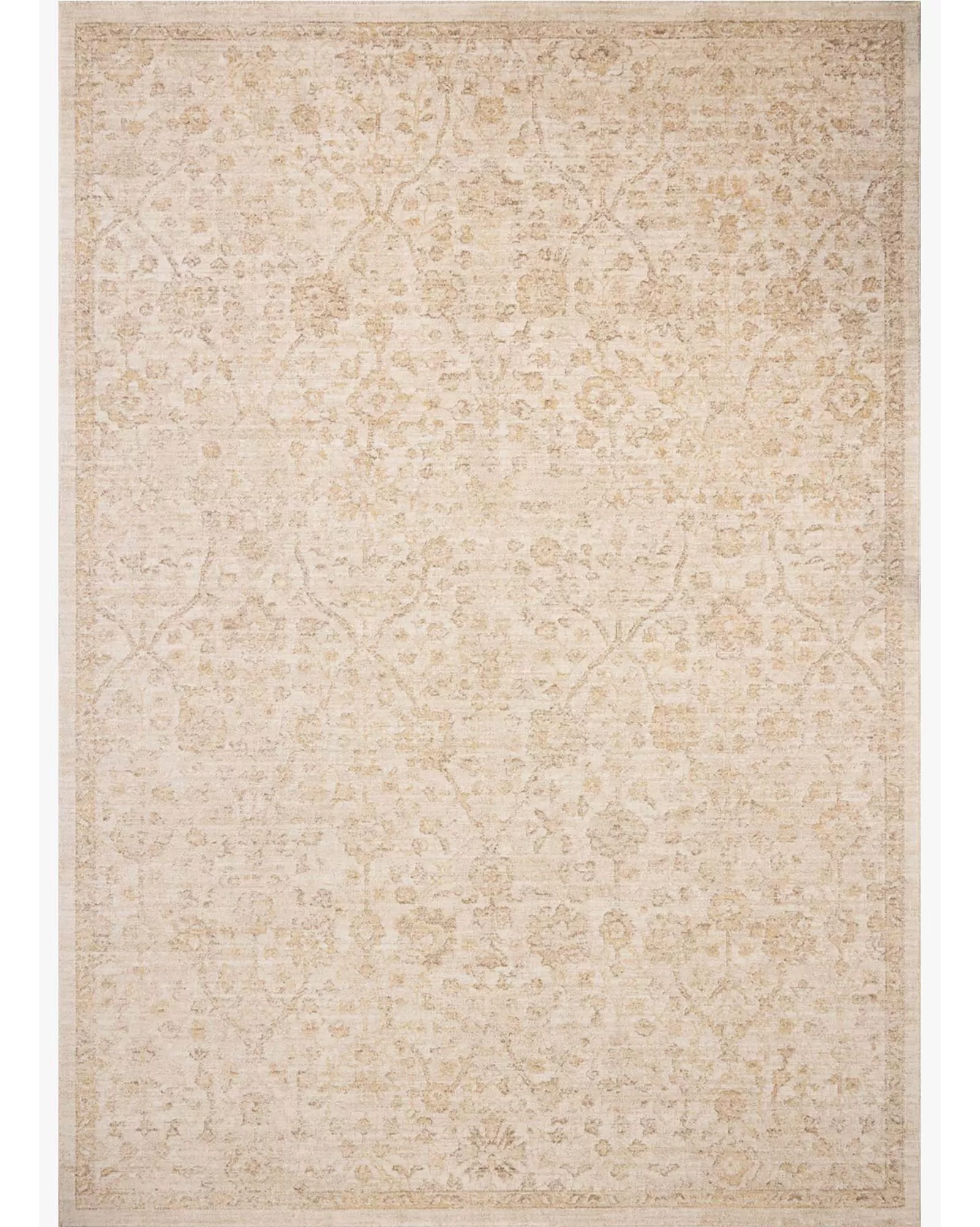 Loloi Palma PLM-01 Ivory/Sand Area Rug | Carpet Exchange