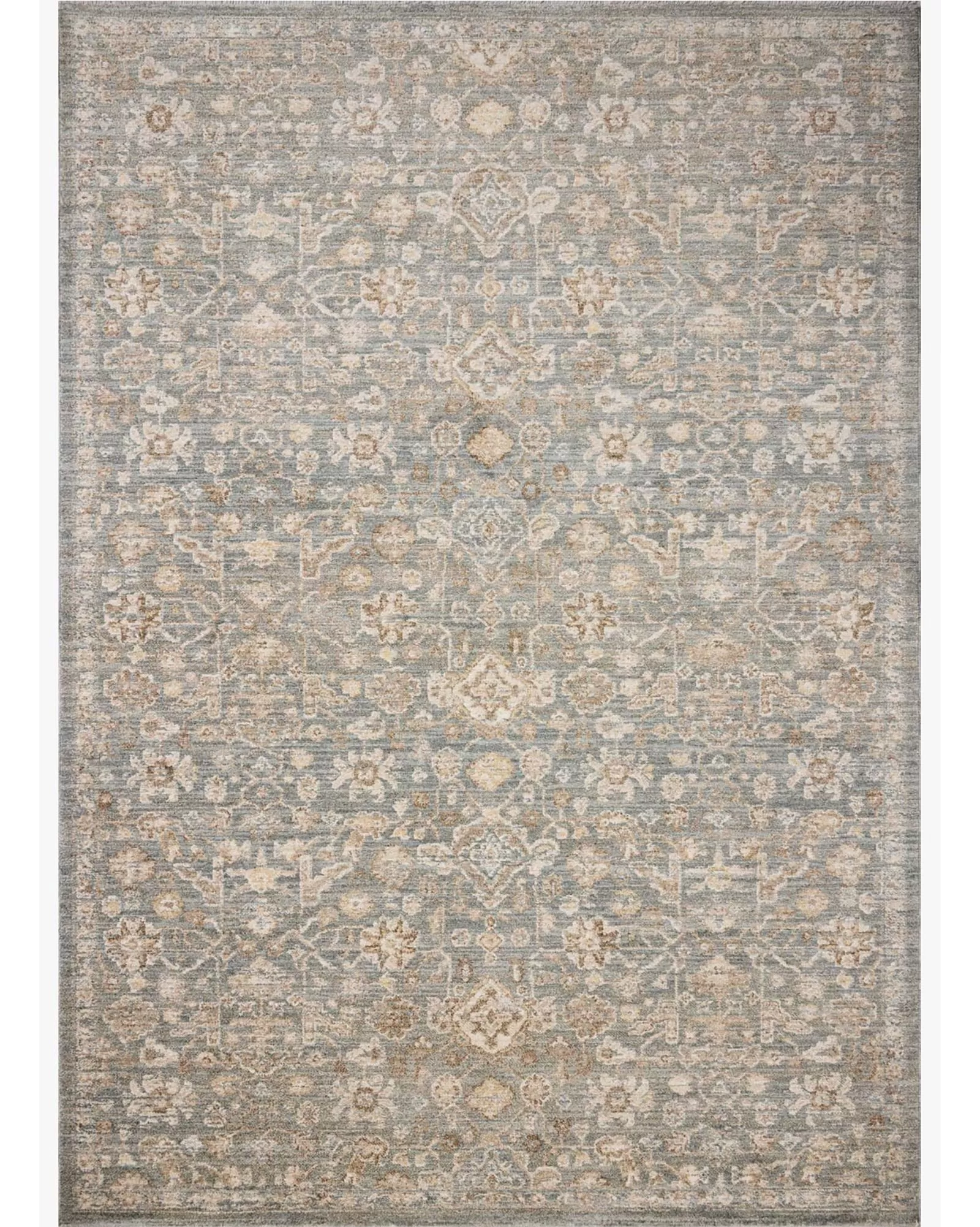 Loloi Palma PLM-05 Blue/Natural Area Rug | Carpet Exchange
