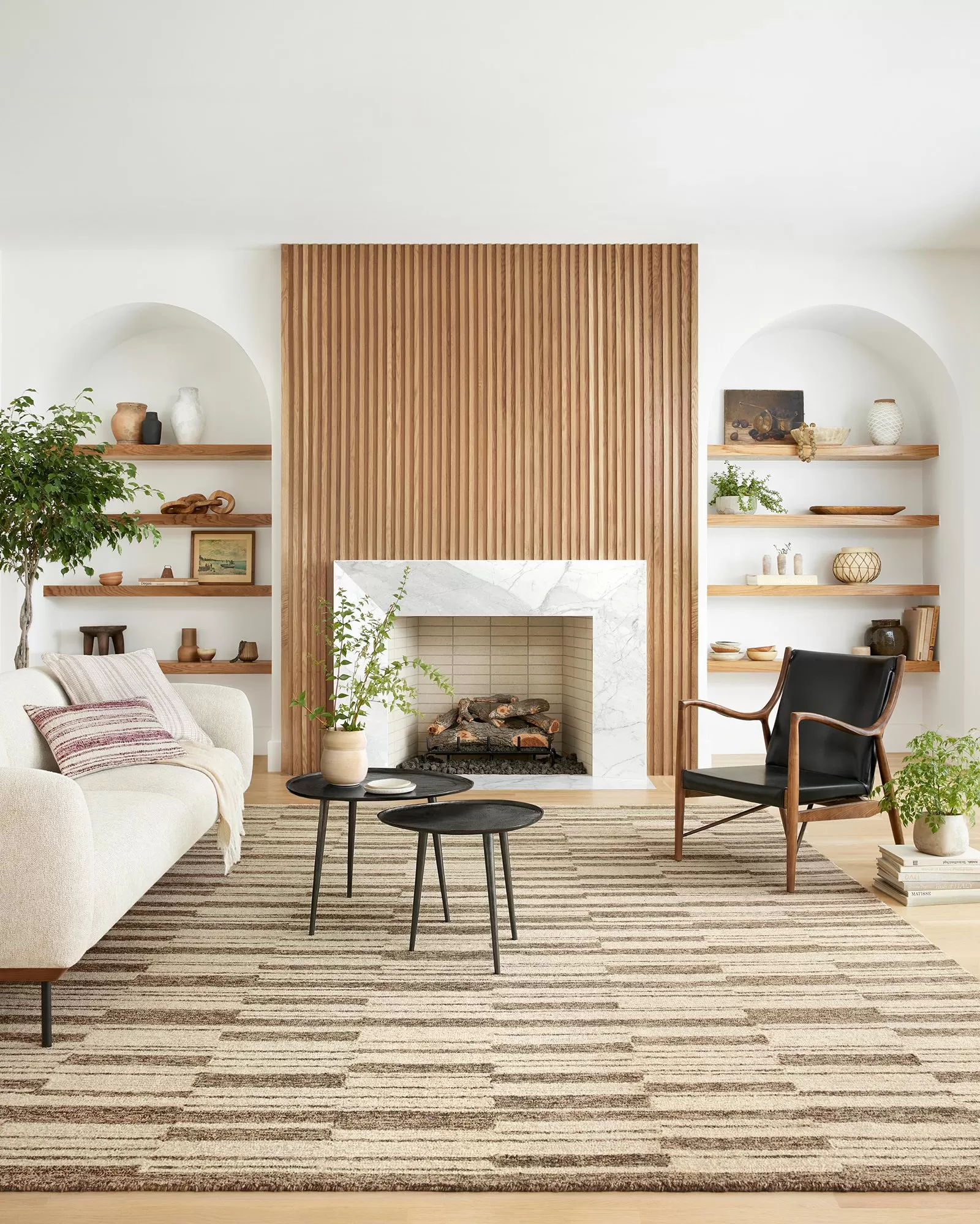 Loloi Polly POL-04 Beige/Tobacco Area Rug | Carpet Exchange