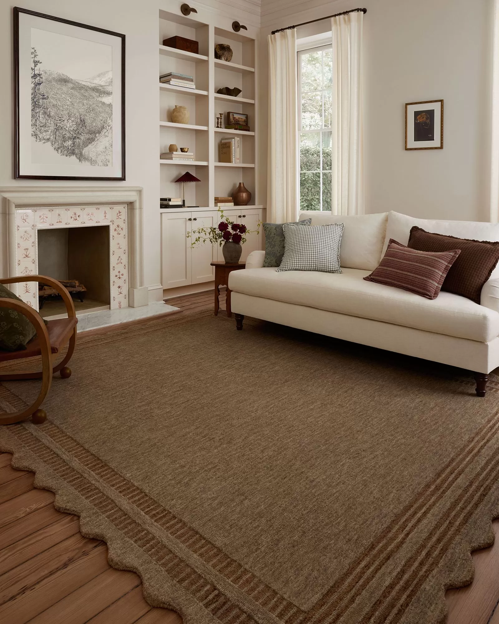 Loloi Scottie SCO-01 Mocha/Clay Area Rug | Carpet Exchange