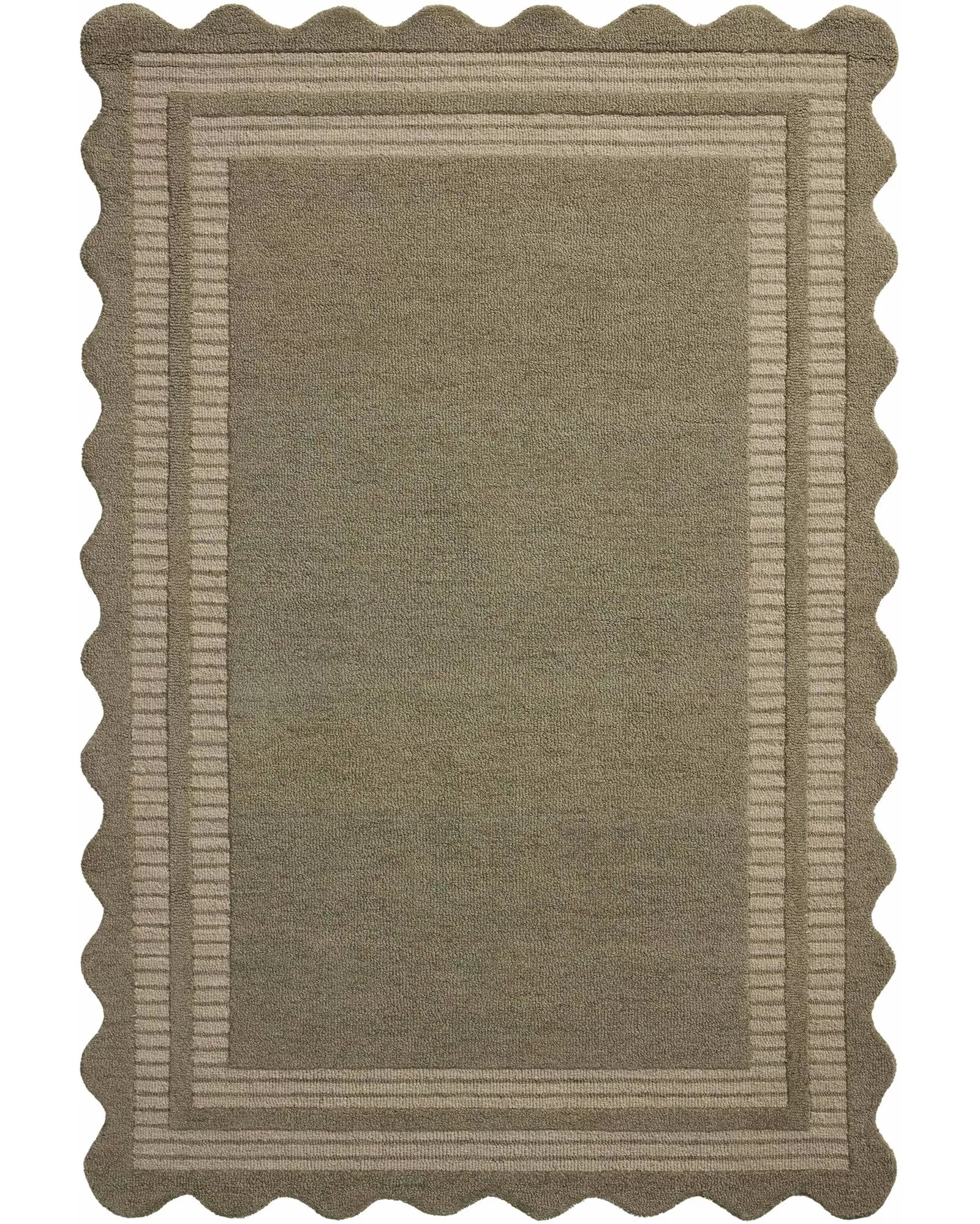 Loloi Scottie SCO-01 Olive/Pebble Area Rug | Carpet Exchange