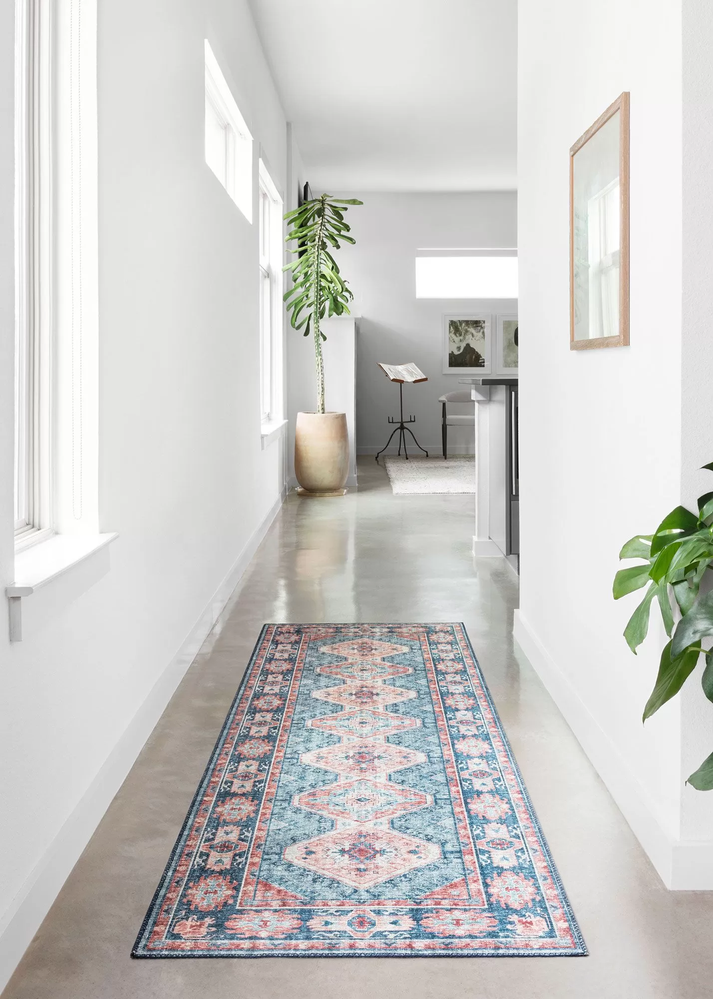 Loloi Skye SKY-03 Turquoise/Terracotta Rug | Carpet Exchange