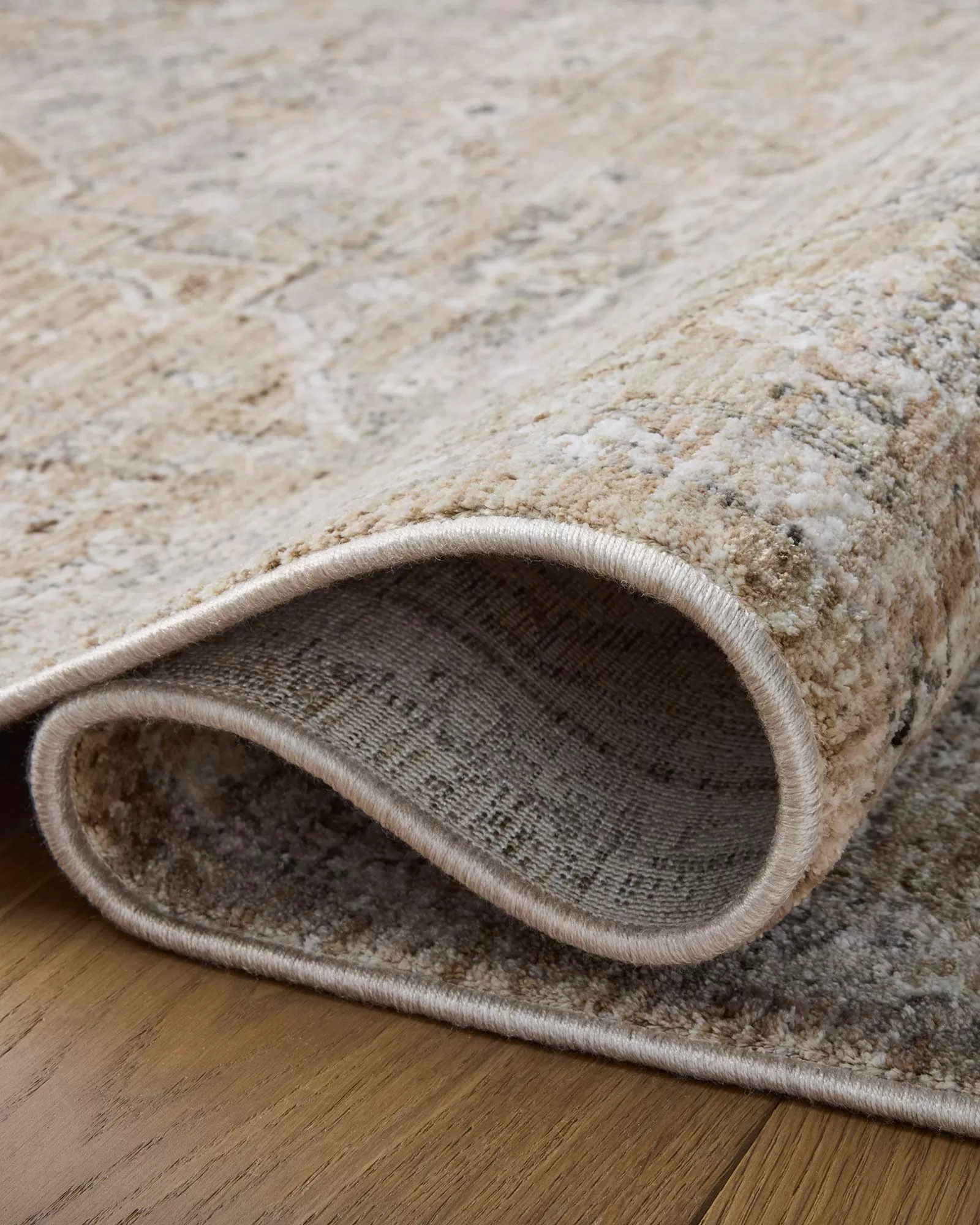 Loloi Tabitha TAI-01 Khaki/Slate Area Rug | Carpet Exchange