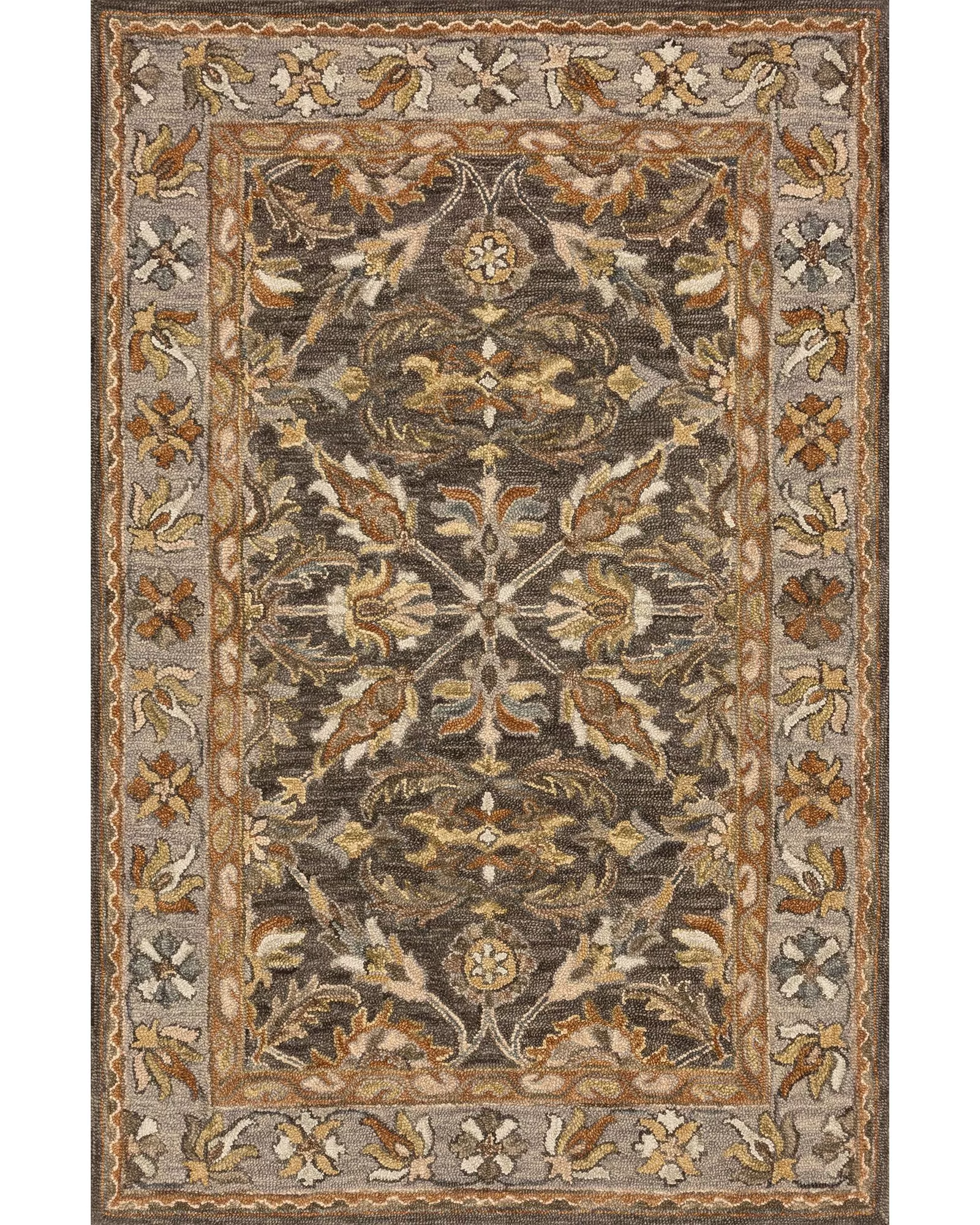 Loloi Victoria VK-06 Dk Taupe/Grey Rug | Carpet Exchange