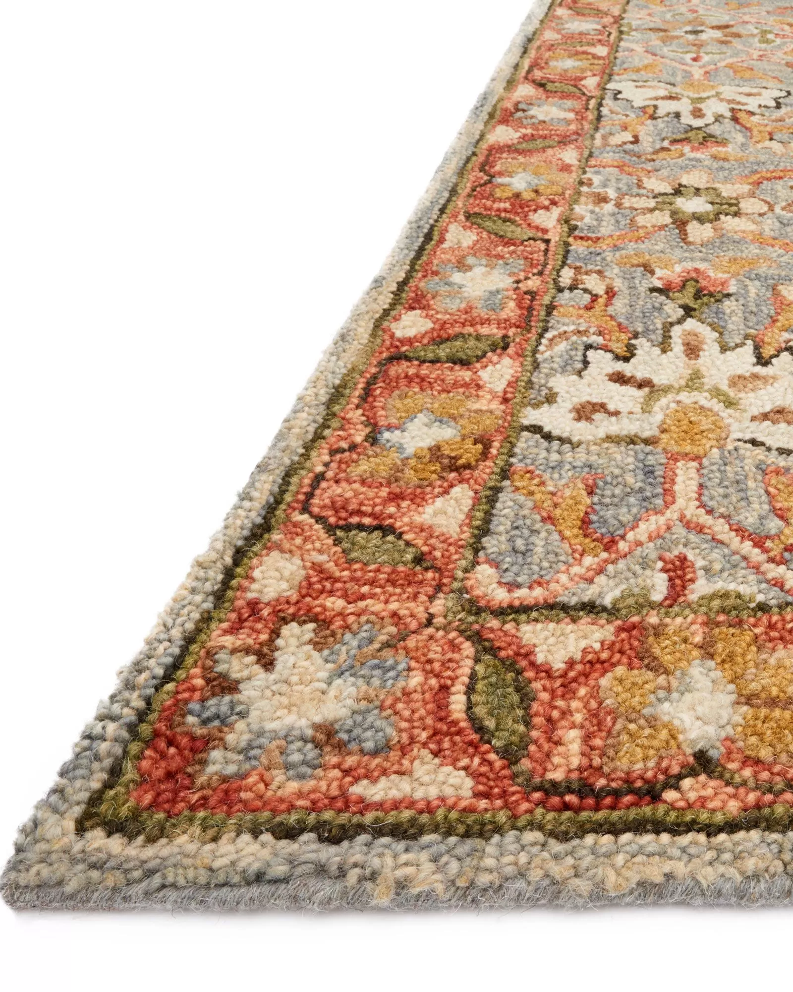 Loloi Victoria VK-10 Slate/Terracotta Rug | Carpet Exchange