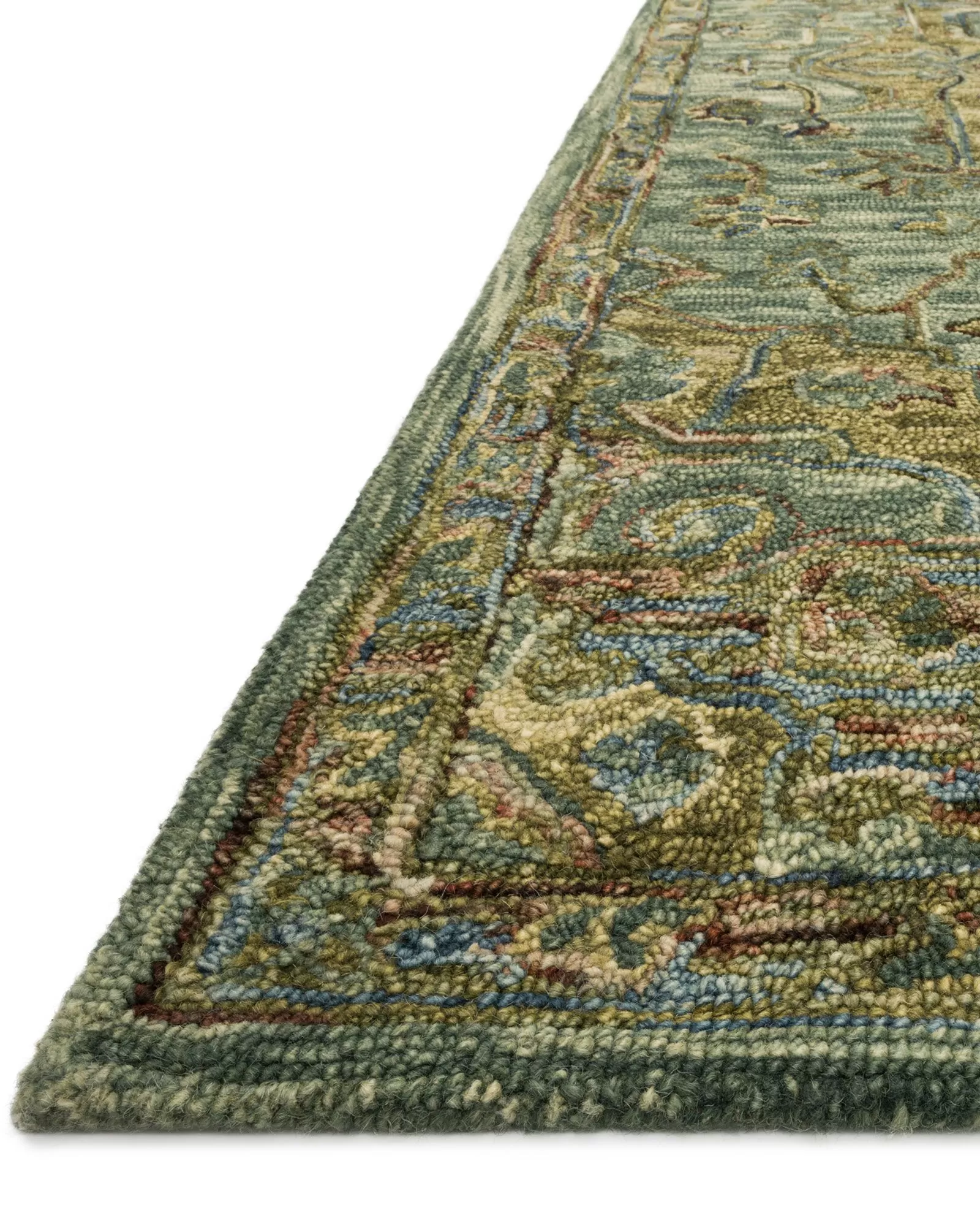 Loloi Victoria VK-20 Dark Green/Tobacco Rug