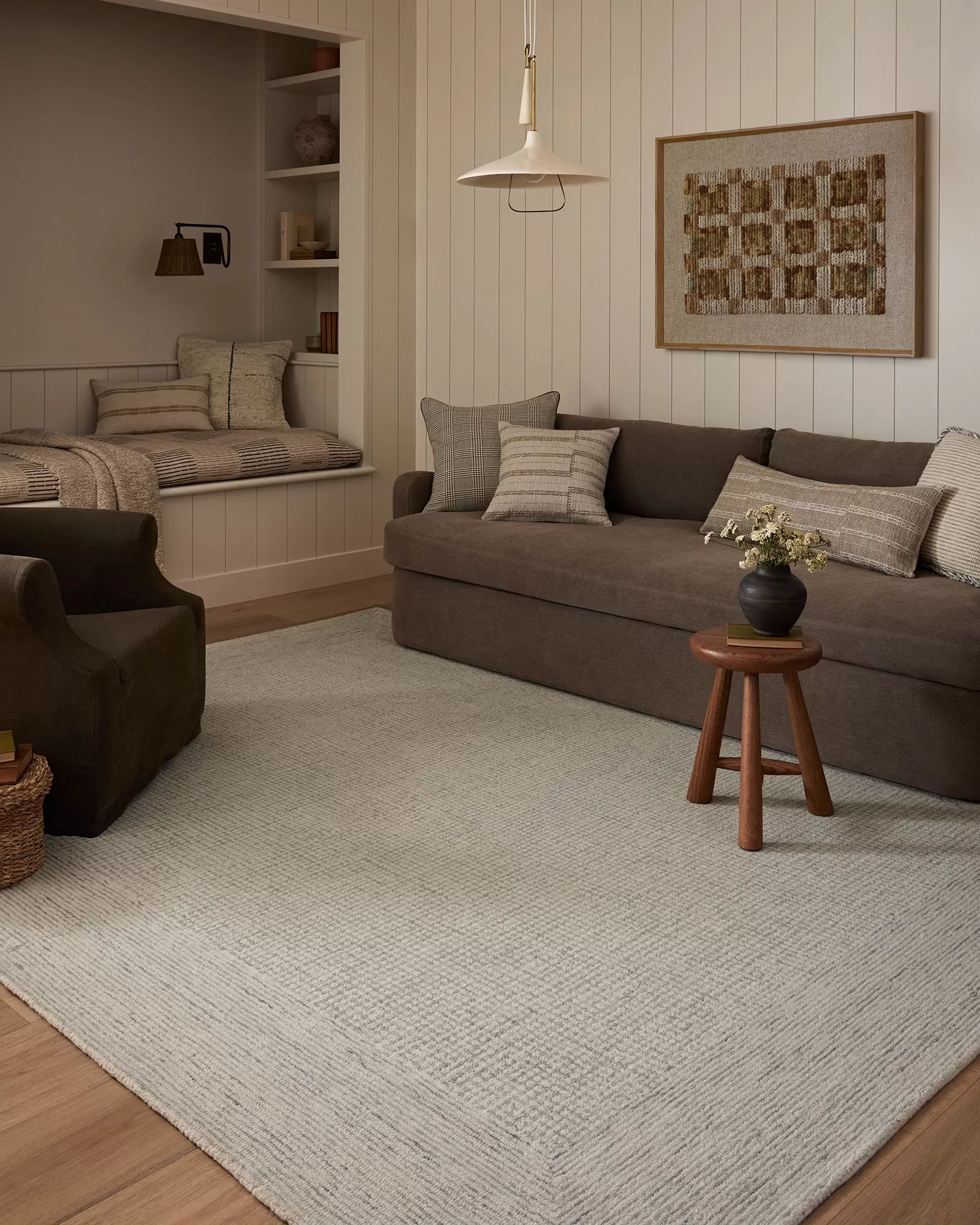 Loloi Windsor WIN-01 Ivory/Sky Area Rug | Carpet Exchange