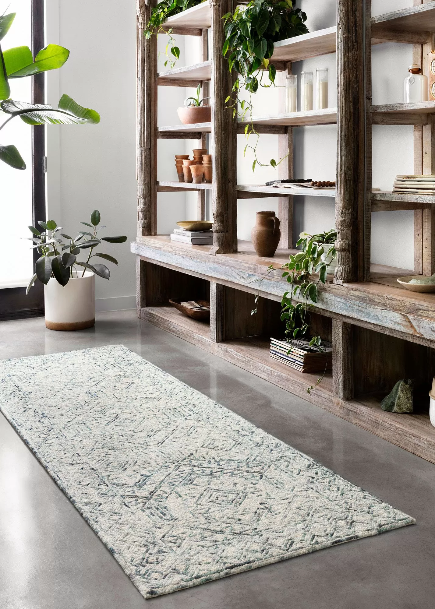 Loloi Ziva ZV-03 Bluestone Area Rug | Carpet Exchange