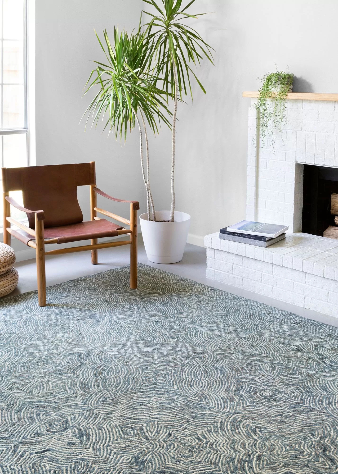 Loloi Ziva ZV-04 Denim Area Rug | Carpet Exchange
