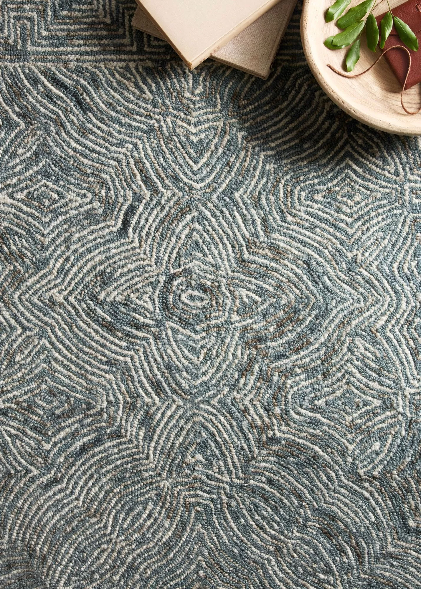 Loloi Ziva ZV-04 Denim Area Rug | Carpet Exchange
