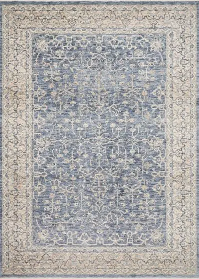 Pandora PAN-04 Dark Blue/Ivory Area Rug