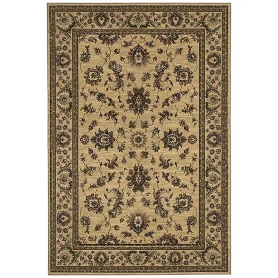 Ariana 311i Ivory/Green Area Rug
