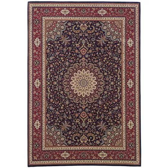 Ariana 95b Blue/Red Area Rug