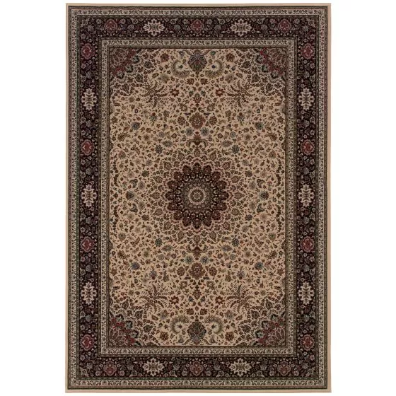 Ariana 95i Ivory/Black Area Rug