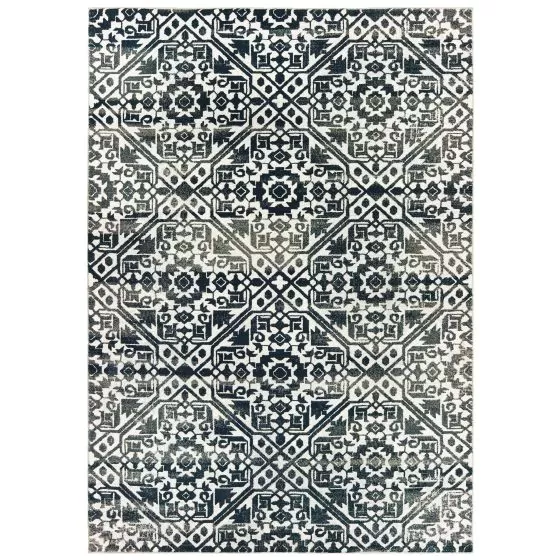 Bowen 5506e Navy/Ivory Area Rug