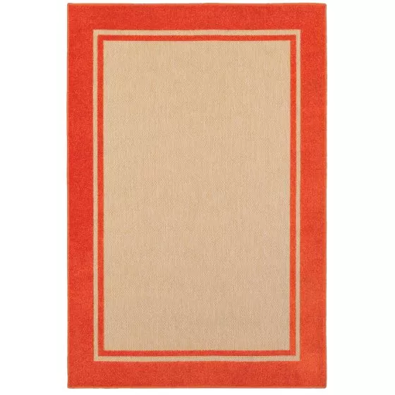 Cayman 5594q Sand/Orange Area Rug
