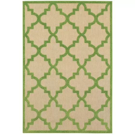 Cayman 660f Sand/Green Area Rug