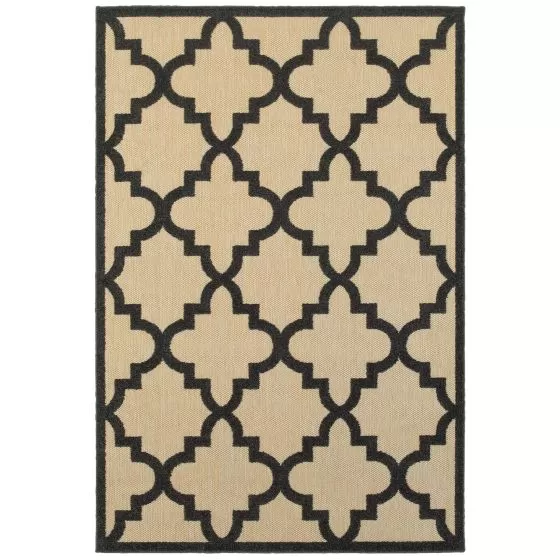 Cayman 660n Sand/Charcoal Area Rug