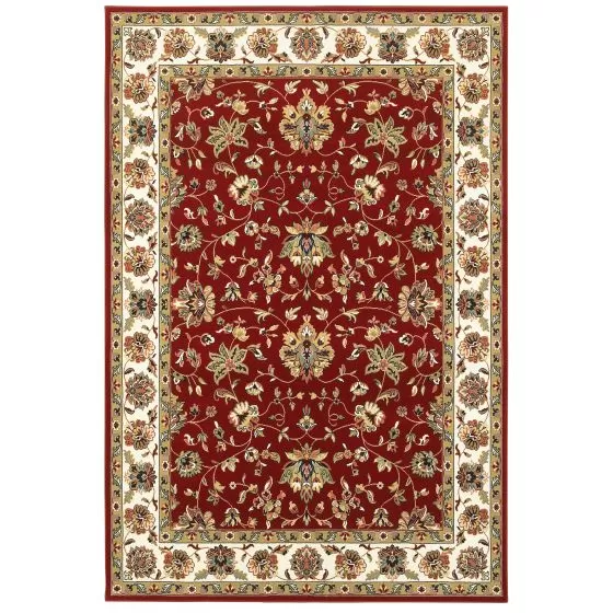 Kashan 4929r Red/Ivory Area Rug