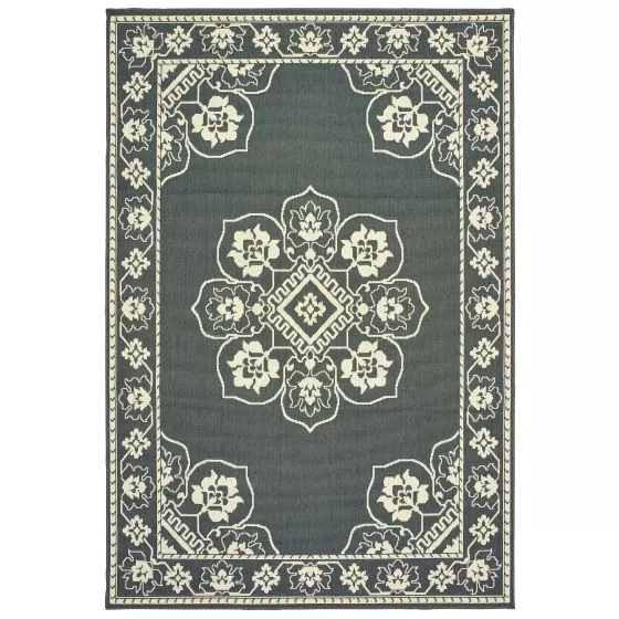 Marina 7764e Grey/Ivory Area Rug