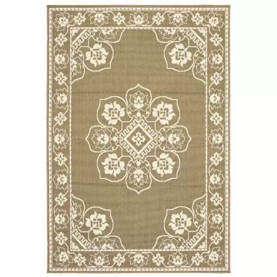 Marina 7764j Tan/Ivory Area Rug