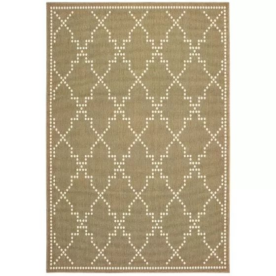 Marina 7765y Tan/Ivory Area Rug