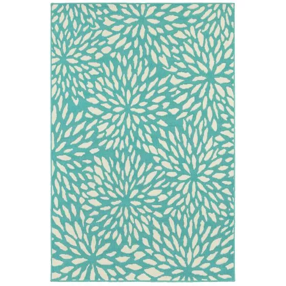 Meridian 1506l Blue/Ivory Area Rug