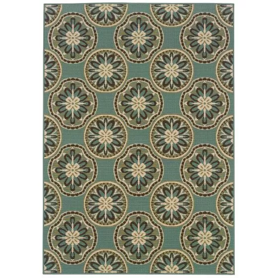 Montego 8323l Blue/Ivory Area Rug