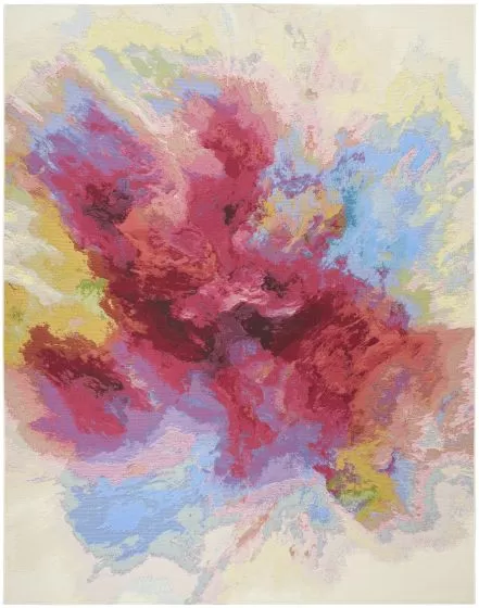 Color Splash CSP08 Ivory Multicolor 4'x6' Area Rug