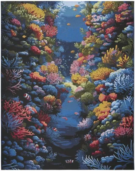 Color Splash CSP03 Multicolor 4'x6' Area Rug