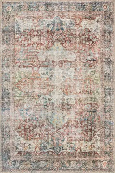 Loren LQ-14 Brick/Multi Area Rug