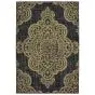 Marina 5929k Black/Tan Area Rug