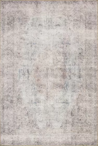 Loren LQ-04 Silver/Slate Area Rug