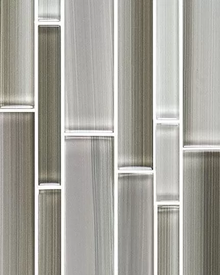 Translucent Fresco Glass Brushed Oatmeal Tile