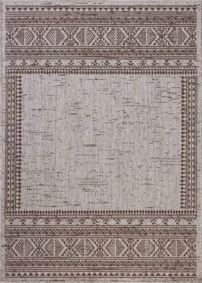 Easton ESN-01 Coffee/Dove 2'3"x3'9" Area Rug