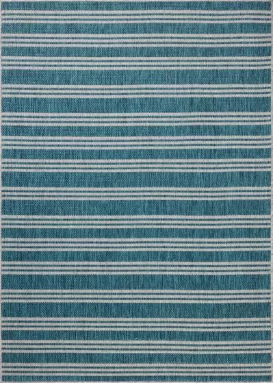 Easton ESN-04 Teal/Fog 2'3"x3'9" Area Rug