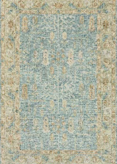 Julian JI-05 Blue/Gold Area Rug