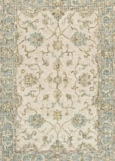Julian JI-06 Ivory/Spa Area Rug