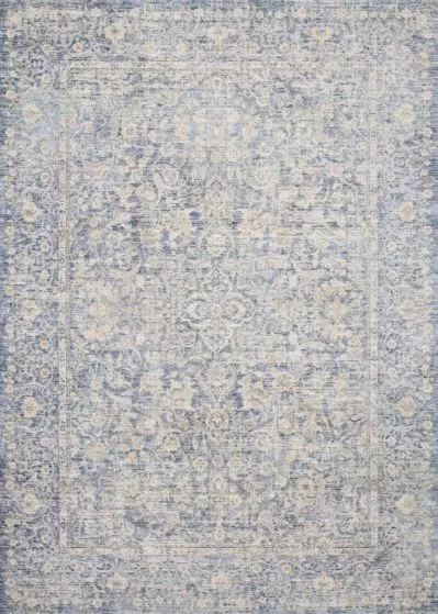 Pandora PAN-01 Blue/Gold Area Rug