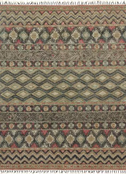 Owen OW-03 Indigo/Sage Area Rug