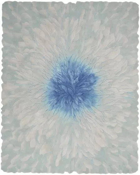 Prismatic PRS39 Blue Area Rug
