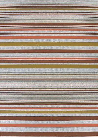 Dolce Striped Sunset Area Rug