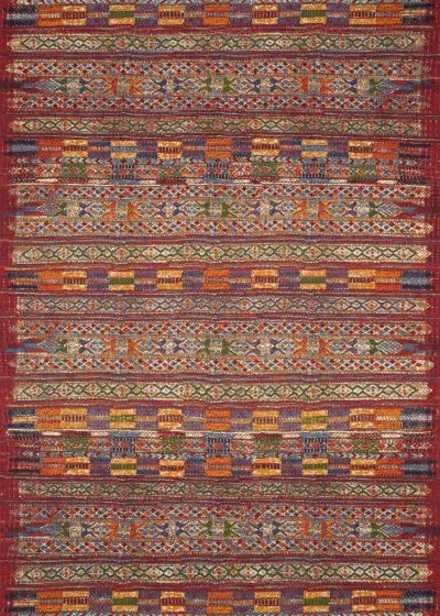 Mika MIK-09 Red/Multi Area Rug